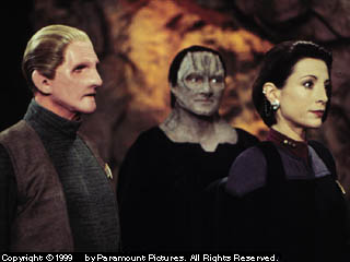 Odo, Garak and Kira