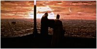 obi-wan + qui-gon - sunset