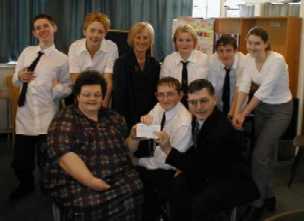 Glassix donates money to Cumbernauld PHAB Club
